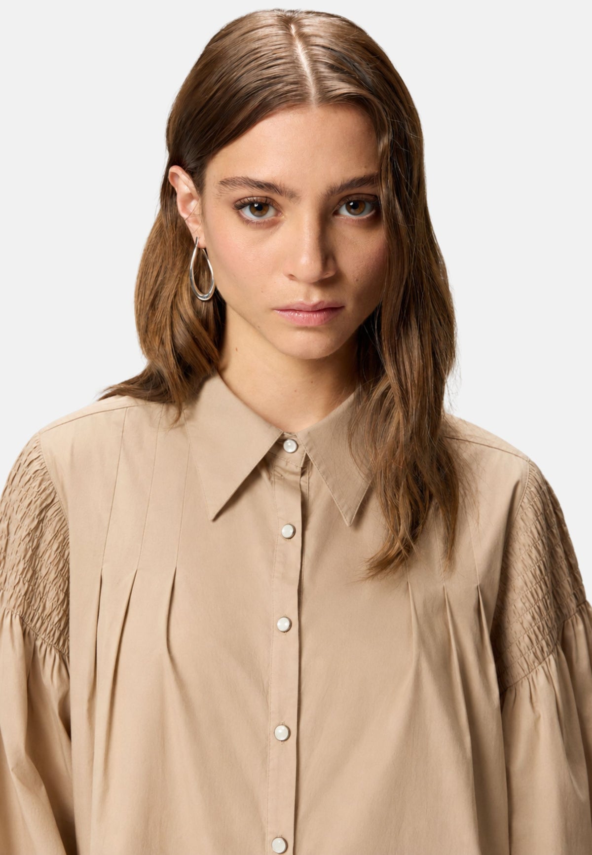 BOUQUET BLUSA LIGHT COTTON - BEIGE