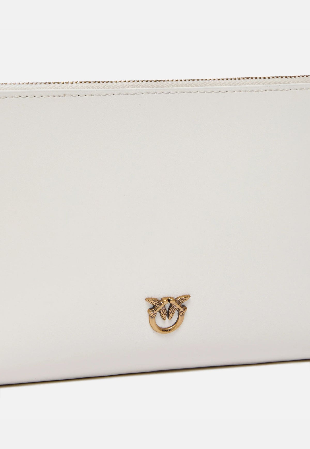 FLAT HORIZONTAL MINI VITELLO SETA - WHITE