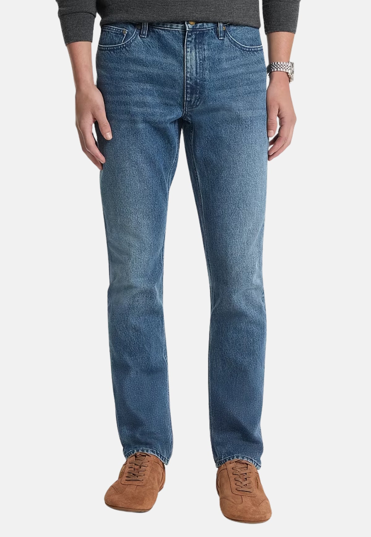 PARKER SLIM FIT JEANS 5 TASCHE - BLU DENIM