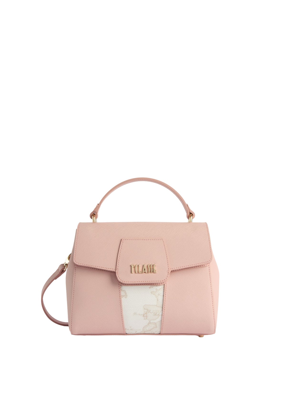 SHOULDER BAG WITH FLAP - CAMEO PINK