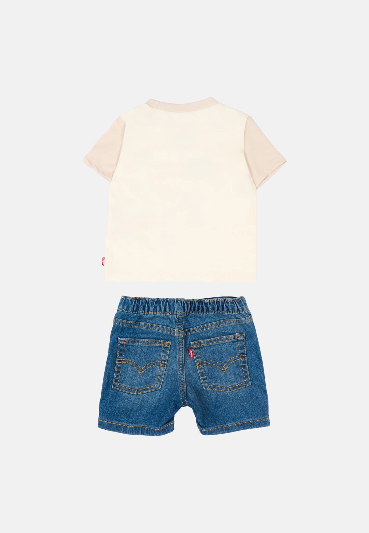 LVB PALM TREE TEE & DENIM SET - LEVI'S EGRET