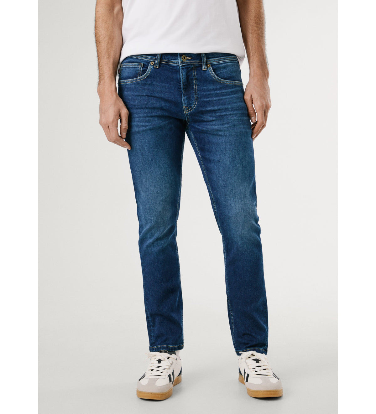 SLIM GYMDIGO JEANS TRACK L32 - DENIM