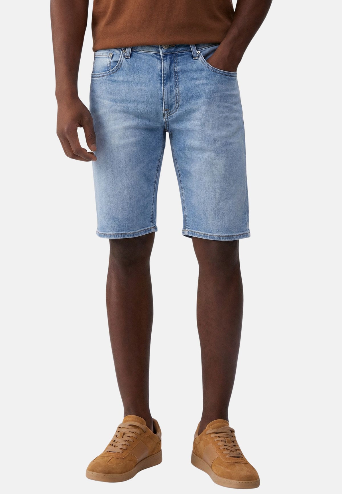JEANS BERMUDA BRUCE - DEN.BLUE