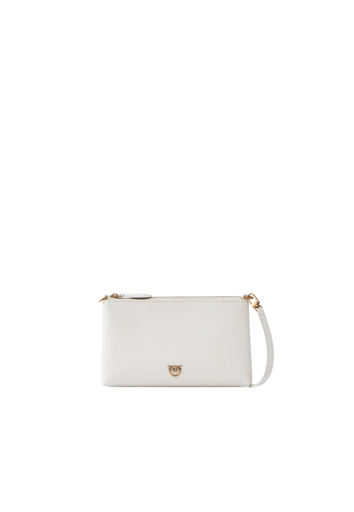 FLAT HORIZONTAL MINI VITELLO SETA - WHITE