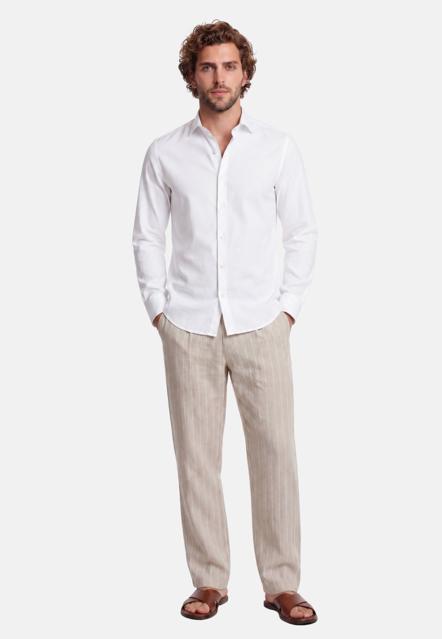 CAMICIA SLIM FIT - bianco