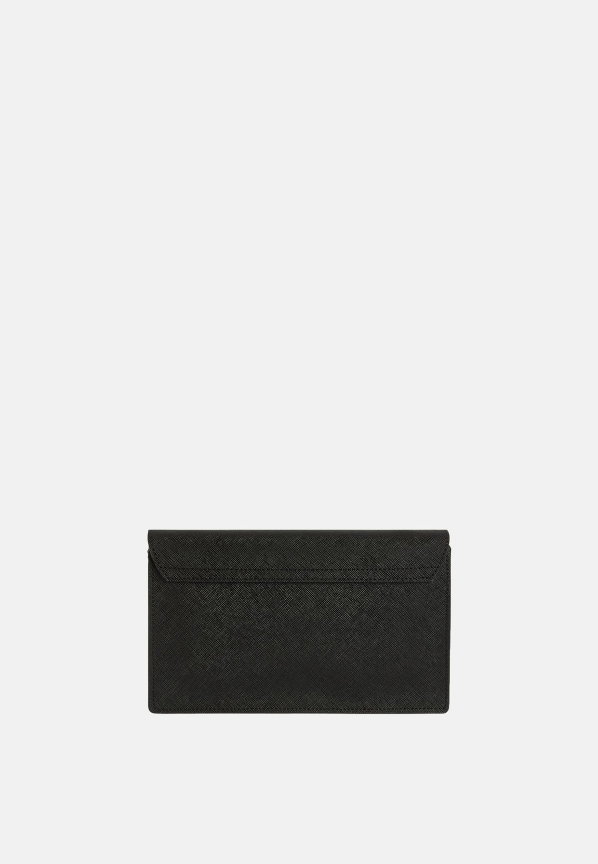 POCHETTE PATTA E TRACOLLA - BLACK