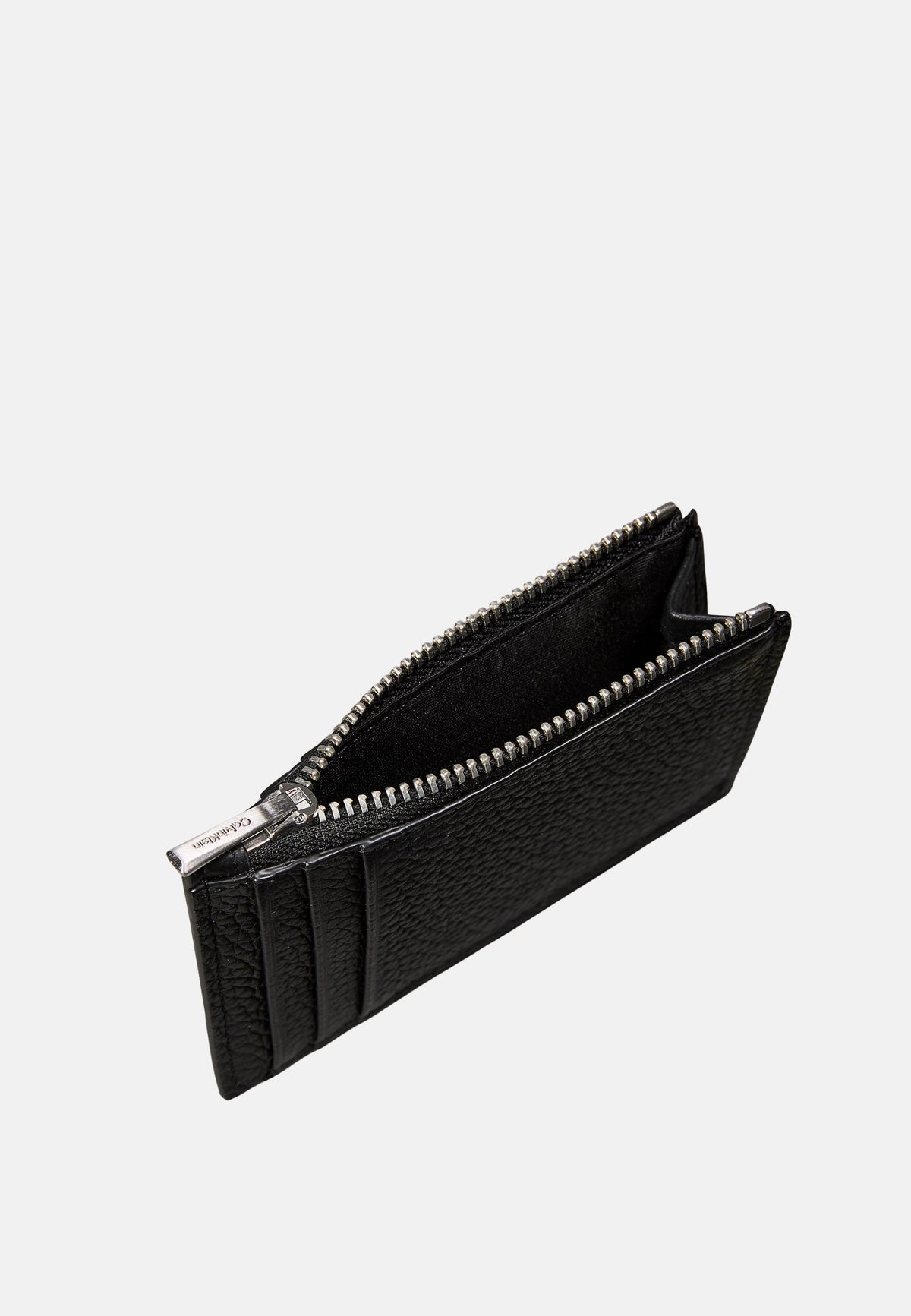 FOIL EMBOSS N/S ZIP - BLACK