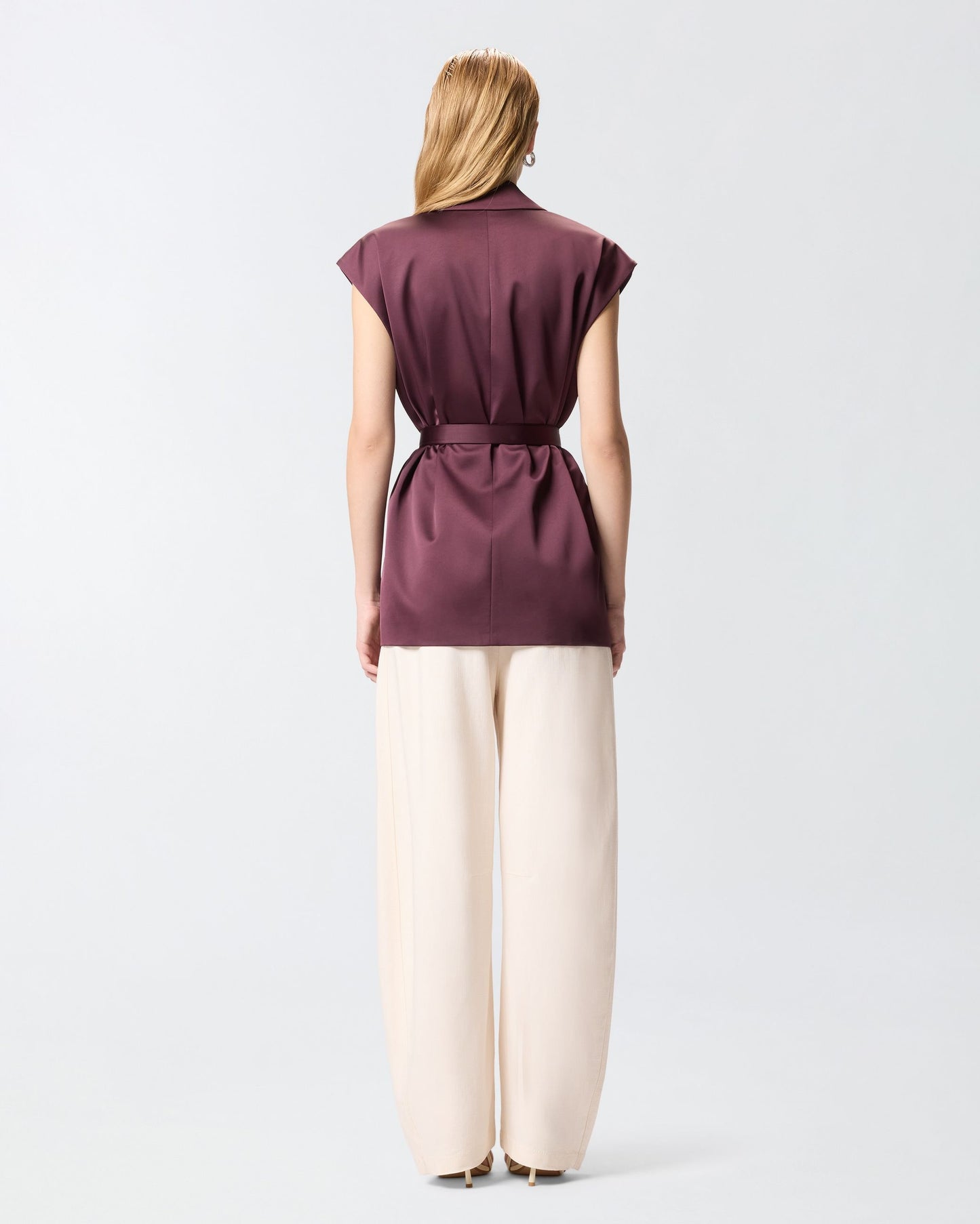 MELANZANA GIACCA SATIN - RED
