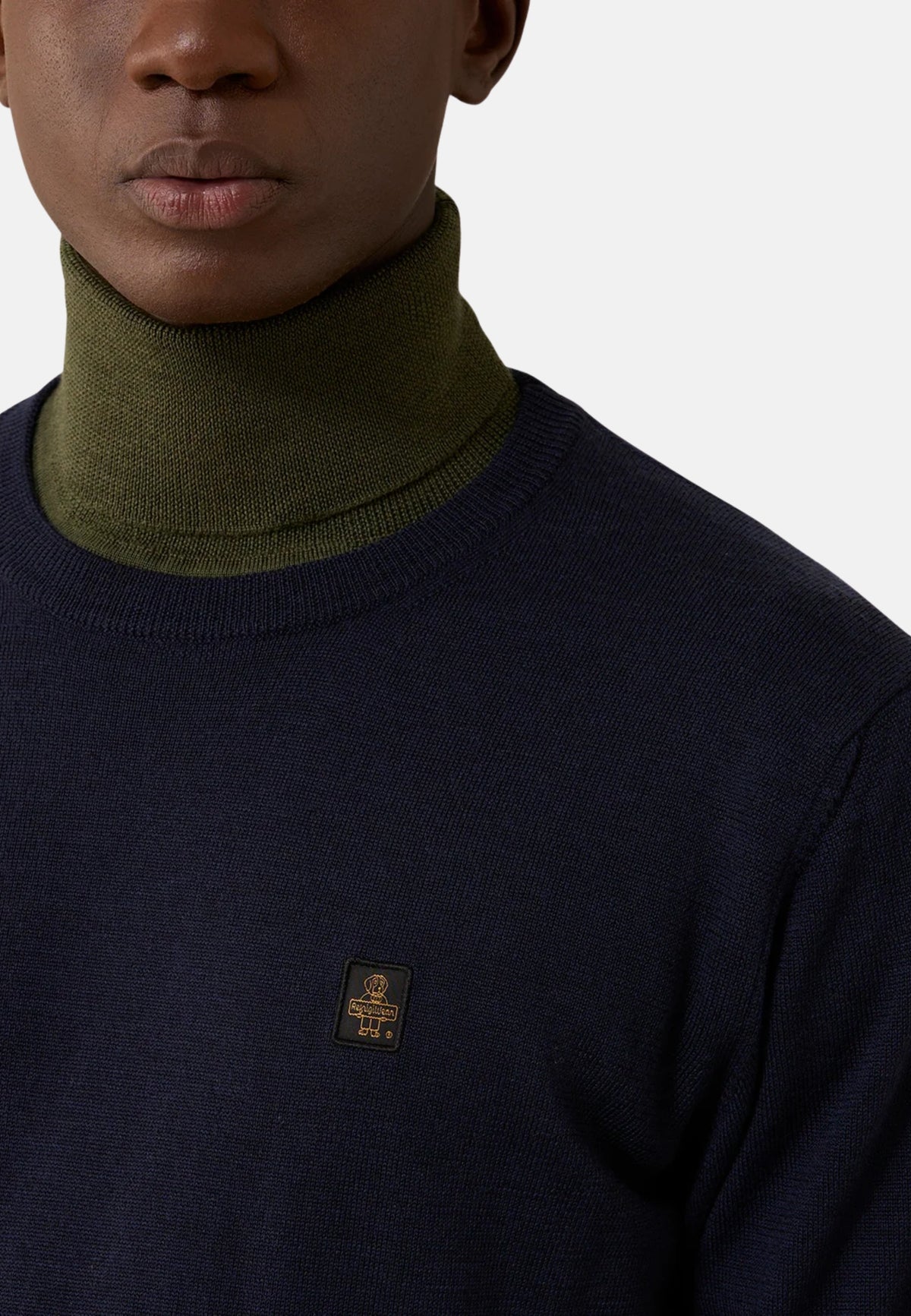 PULLOVER GIROCOLLO - BLUE