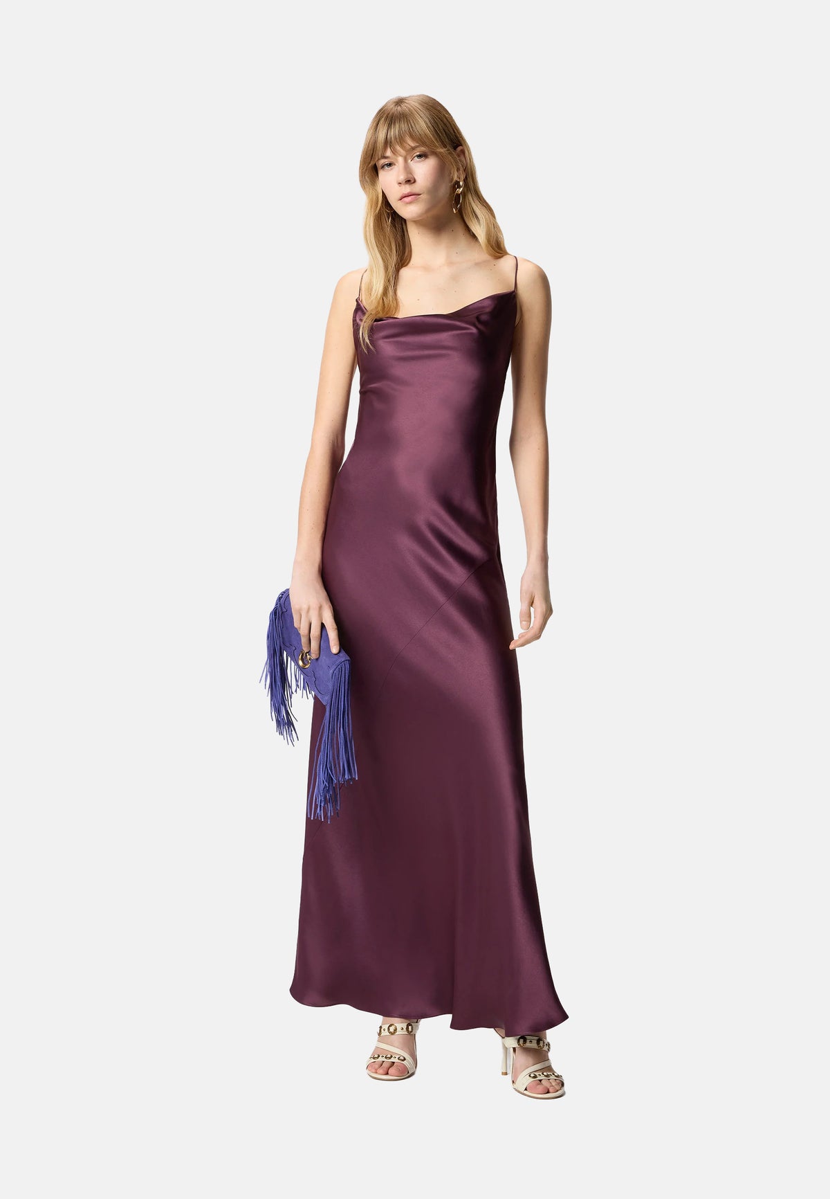 FARRO ABITO SATIN - RED