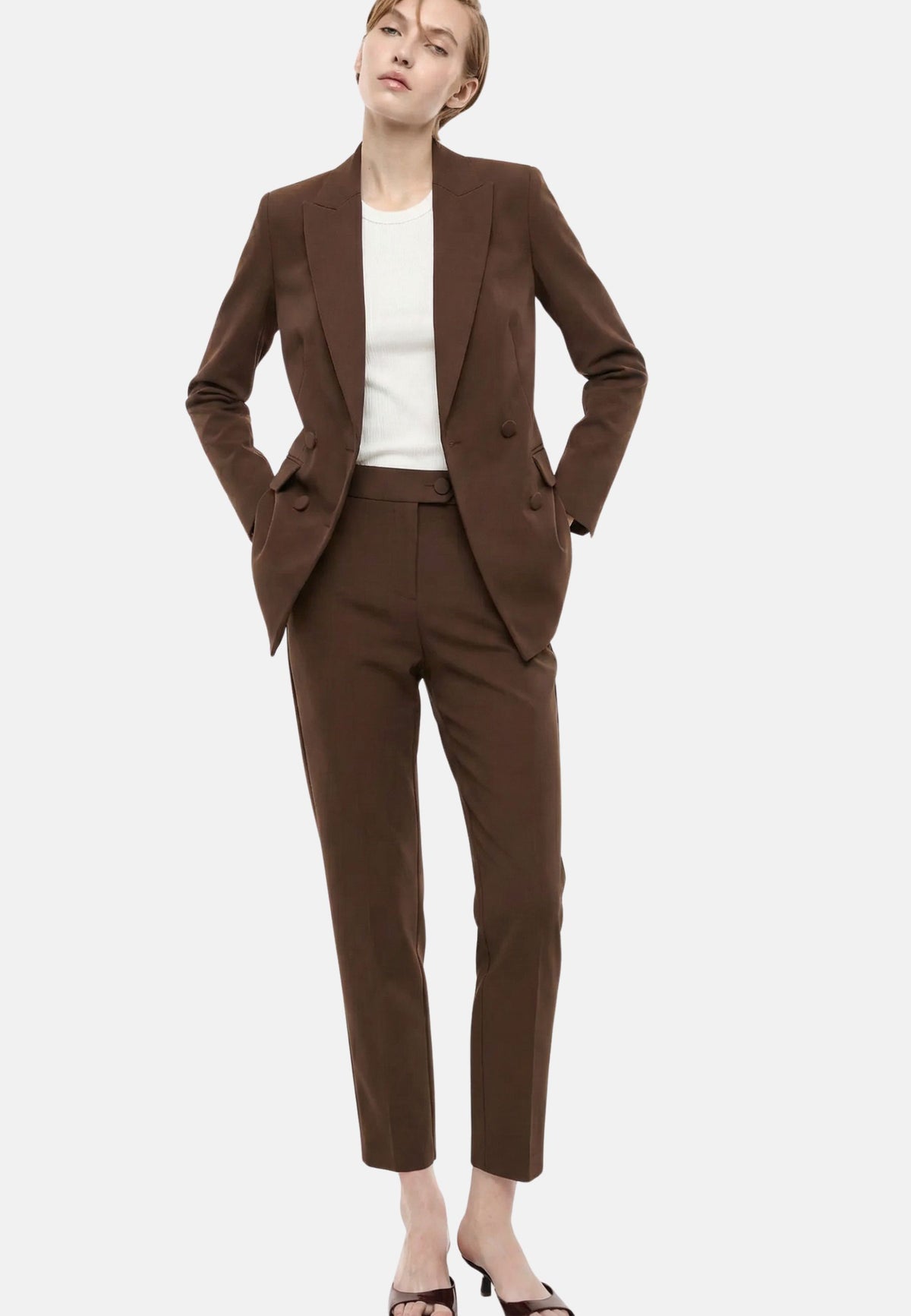 PANTALONE DRITTO - CACAO