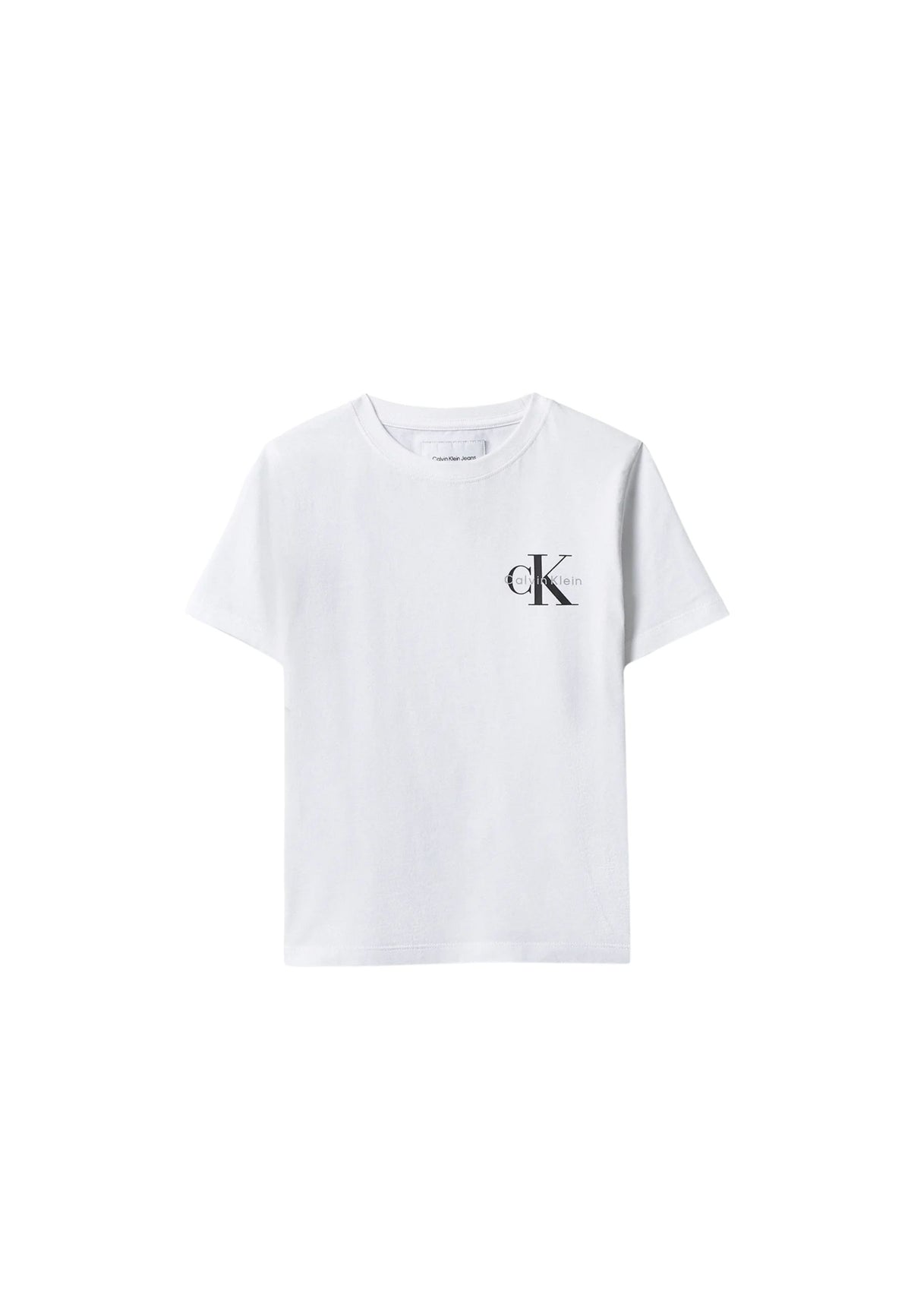 CHEST MONO LOGO SS T-SHIRT - WHITE
