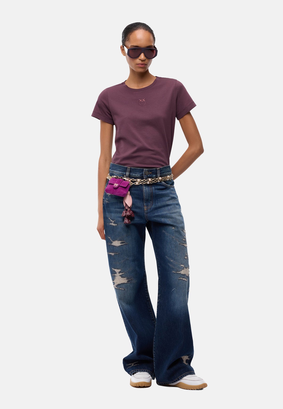 BUSSOLOTTO T-SHIRT - BORDEAUX
