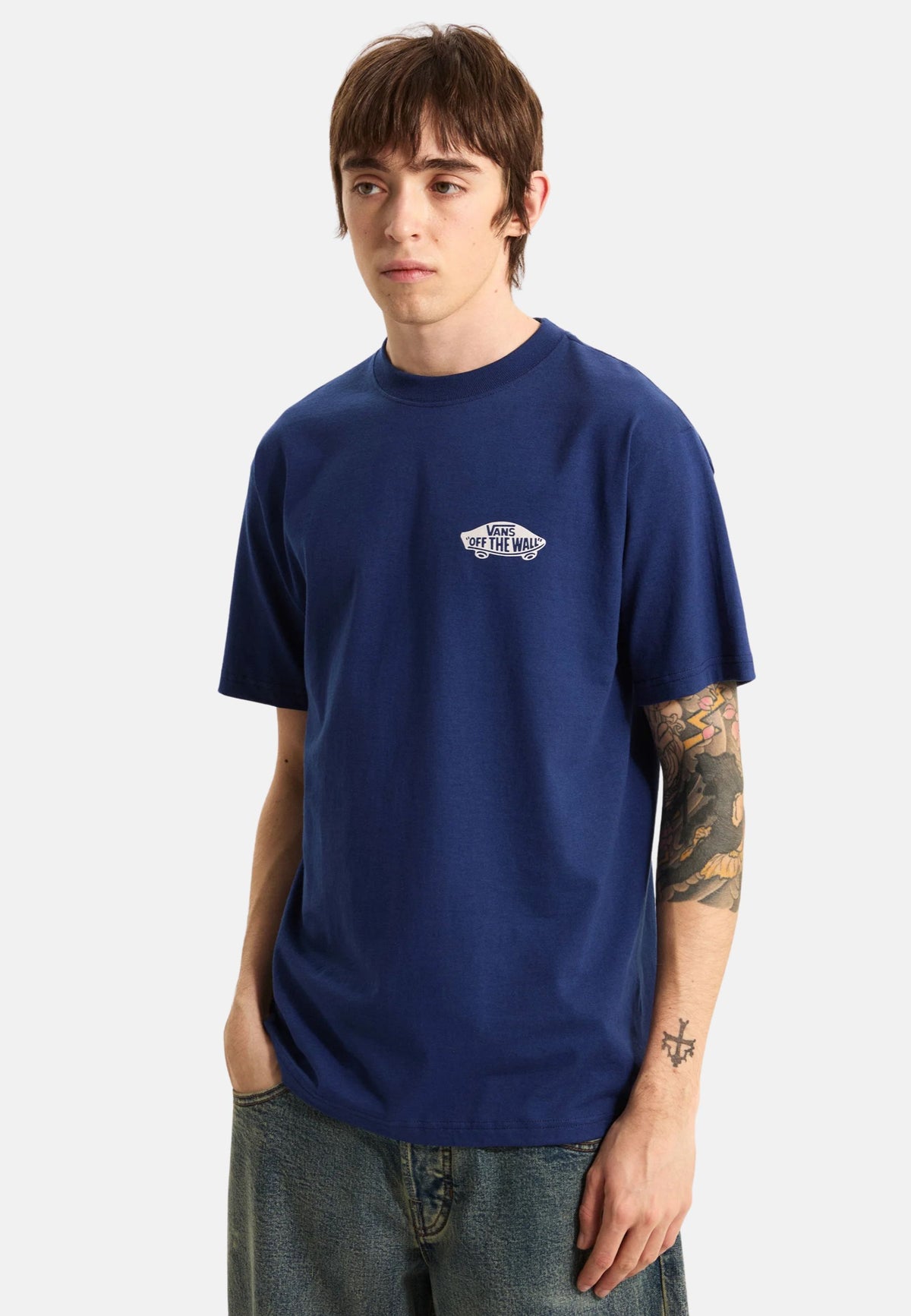 DOUBLE STANDARD SS TEE - DEEP INDIGO
