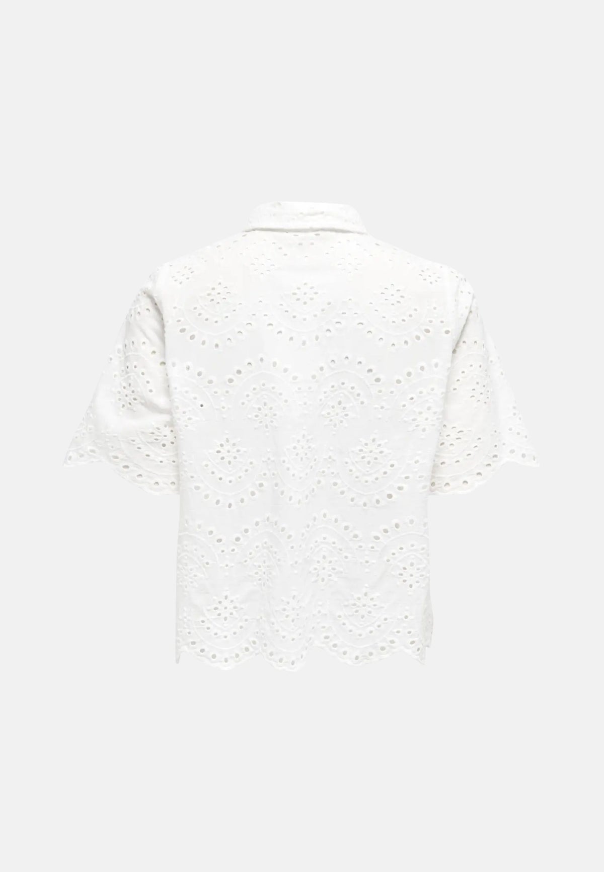 ONLVALAIS S/S SHIRT WVN NOOS - CLOUD DANCER