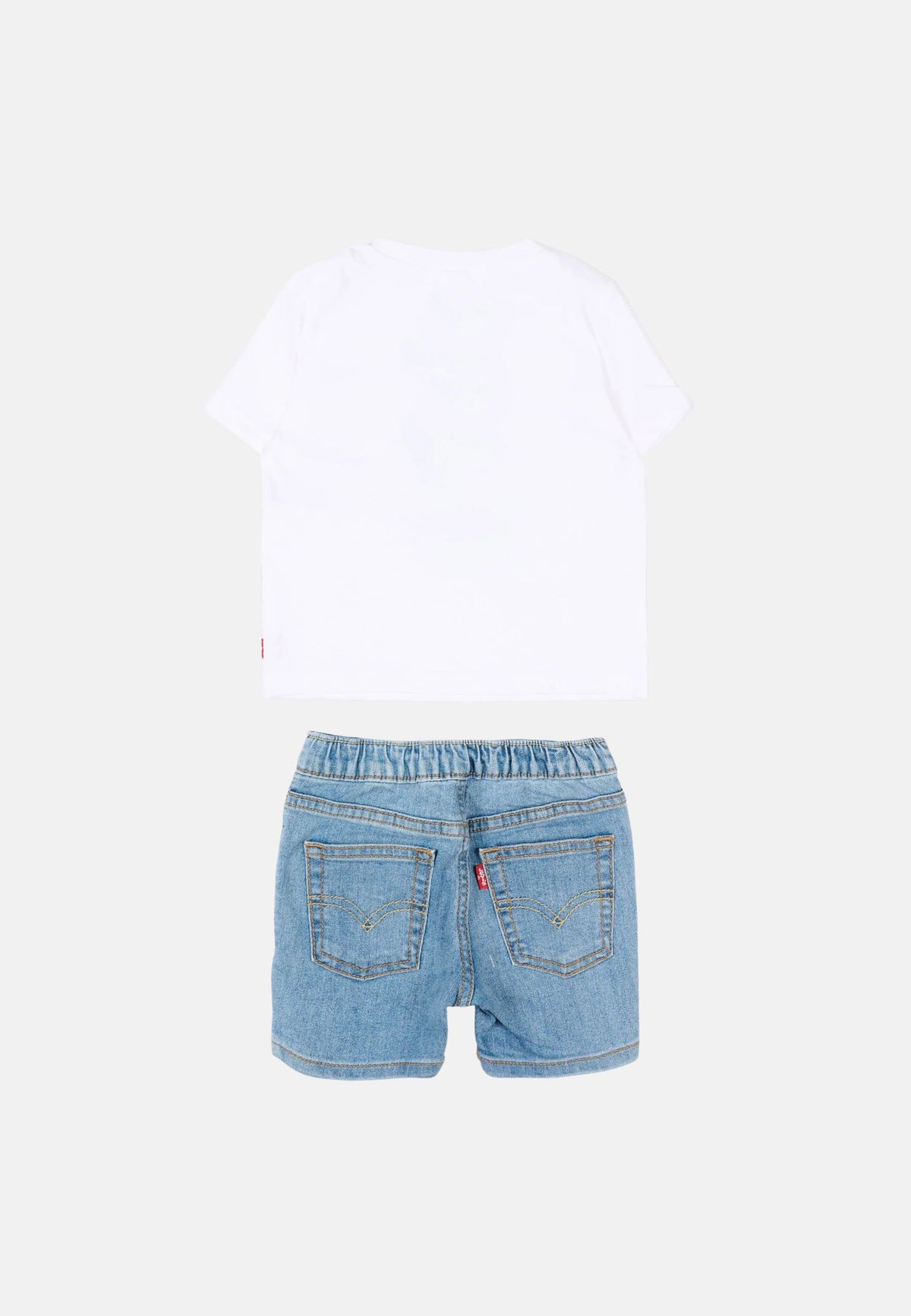 LVB SKATER LEVI TEE & DENIM - BRIGHT WHITE