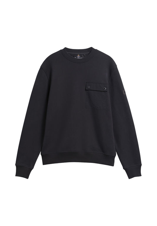 INLICE CREW SWEATSHIRT - BLACK