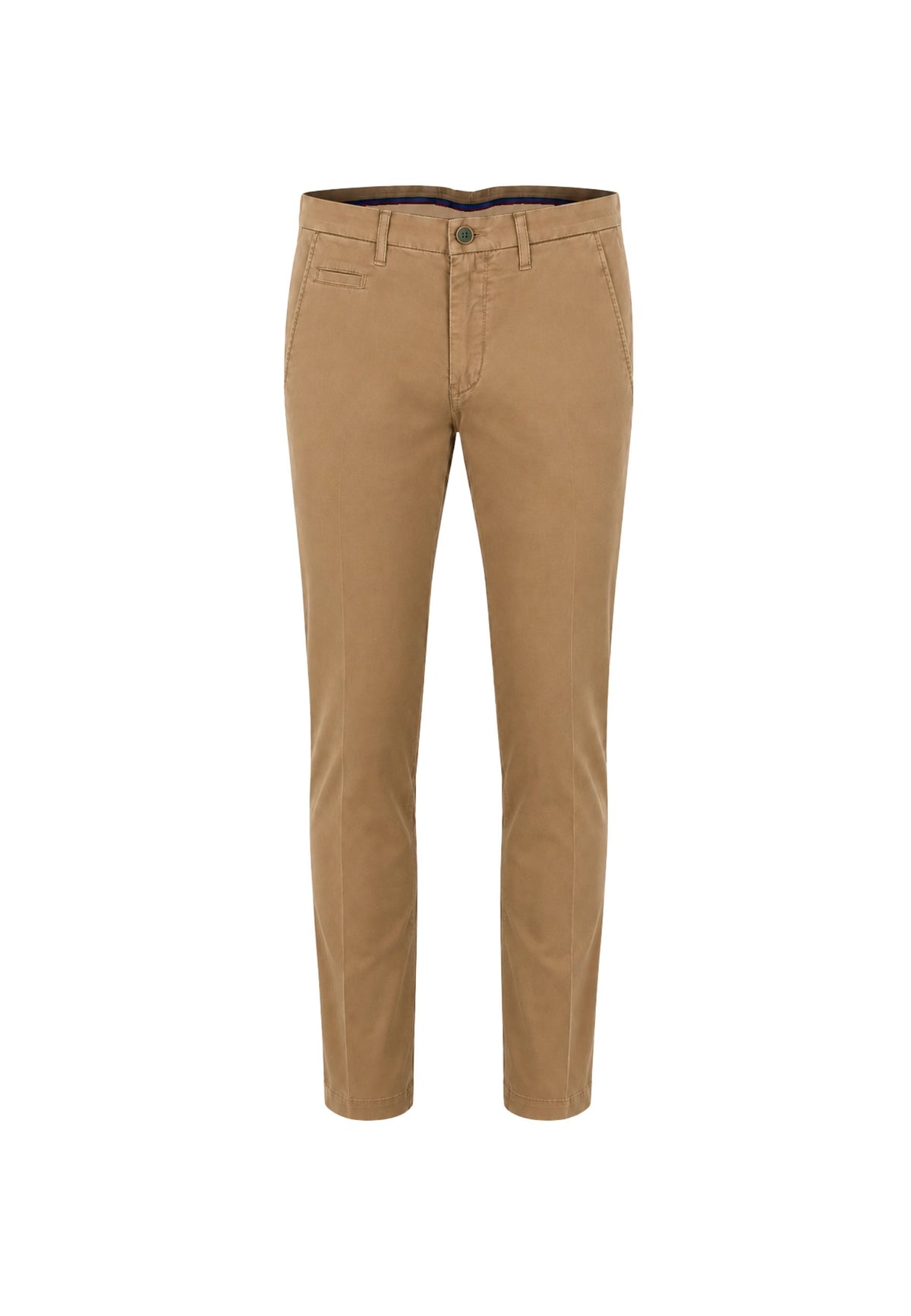 PANTALONE REGULAR TASCA A FILO - BEIGE SCURO