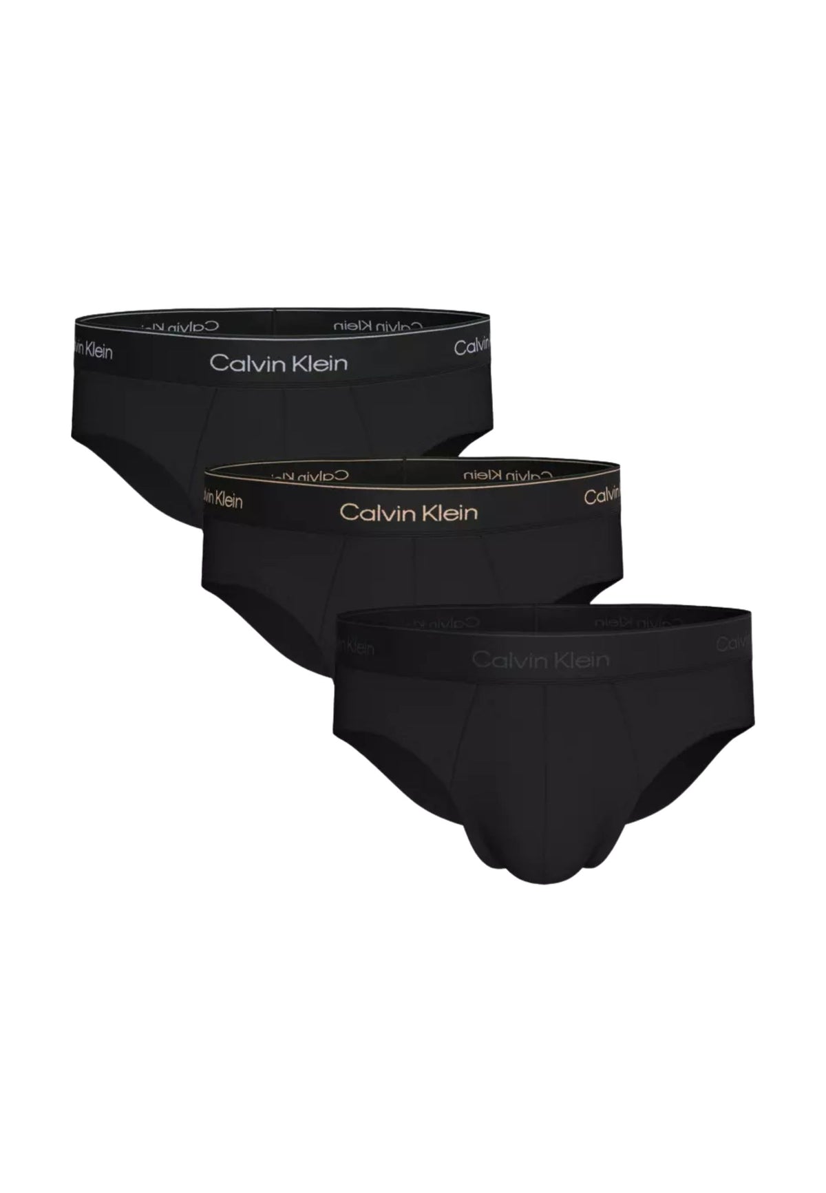 HIP BRIEF 3PK - BLACK W/HEAVENLY IRIS LOGO/BLACK W