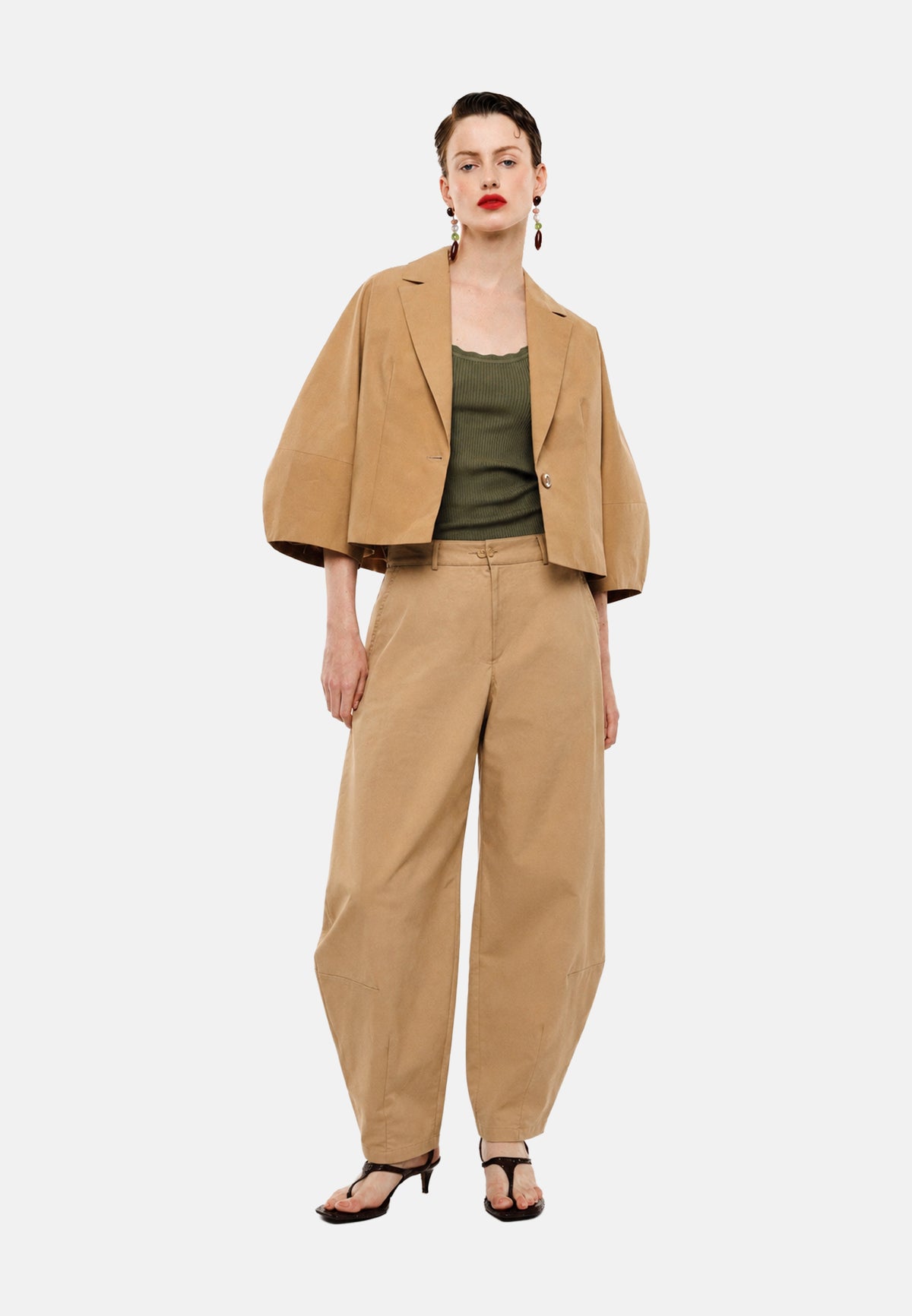PANTALONE - cammello