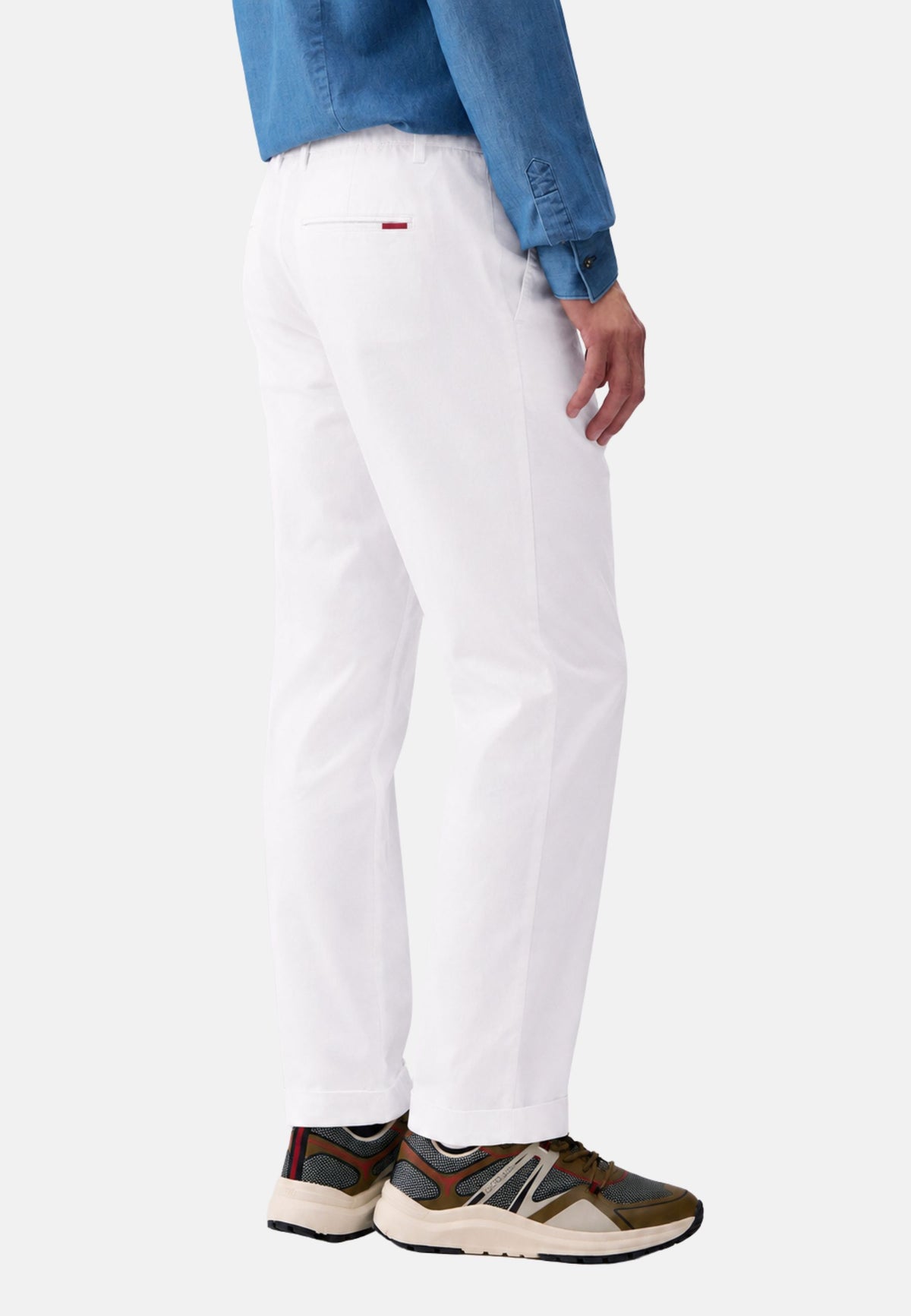 CHINO COOPERGAB - WHITE COTTON