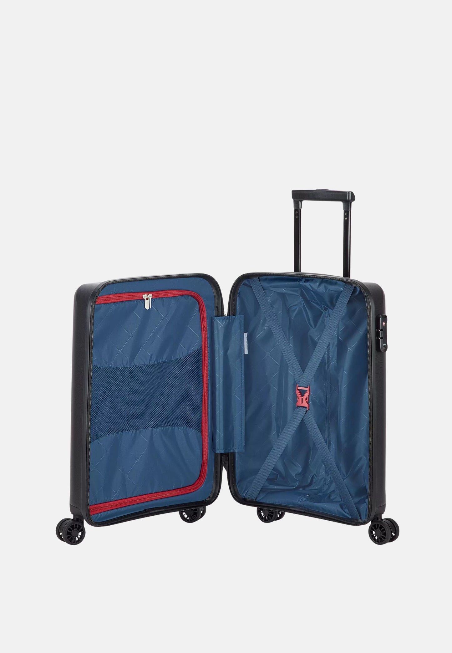 TROLLEY CABINA 4R 55/20CM NOXA - BLACK