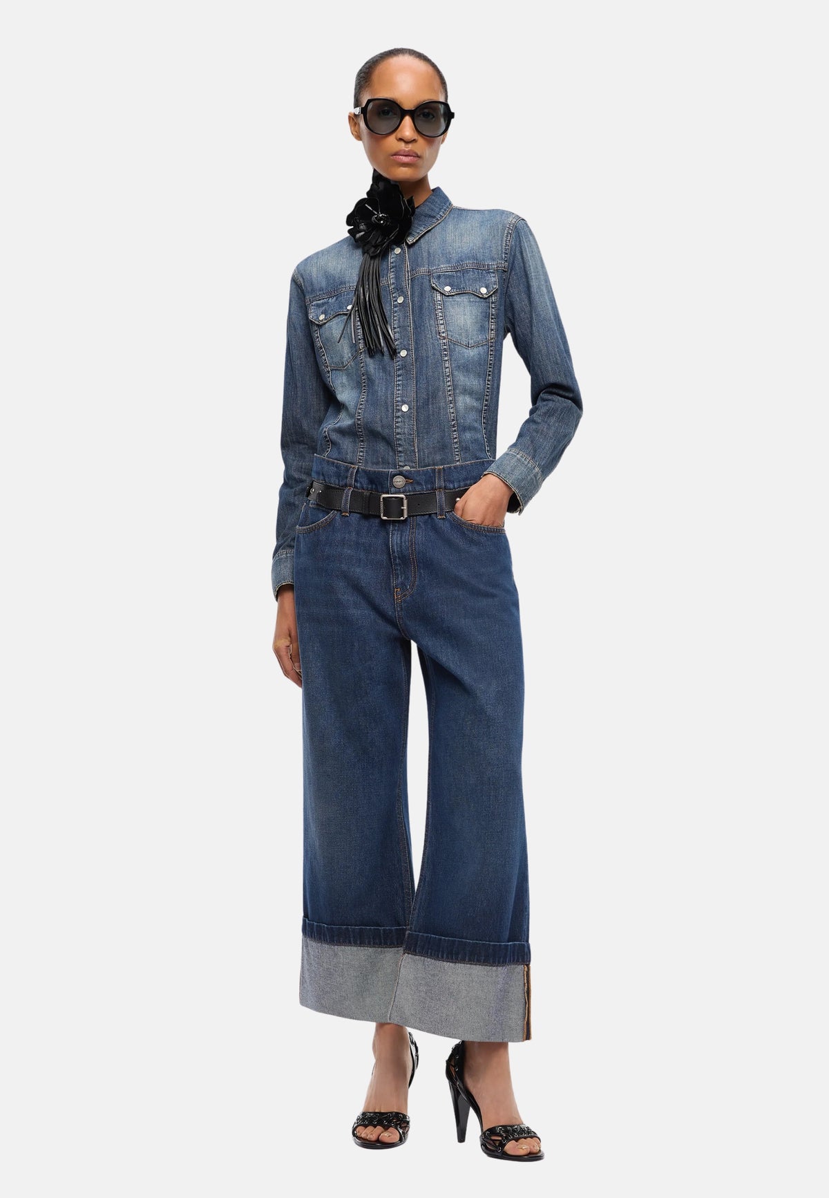 CASTELDORIA CAMICIA LIGHT DENIM - LAVAGGIO MEDIO