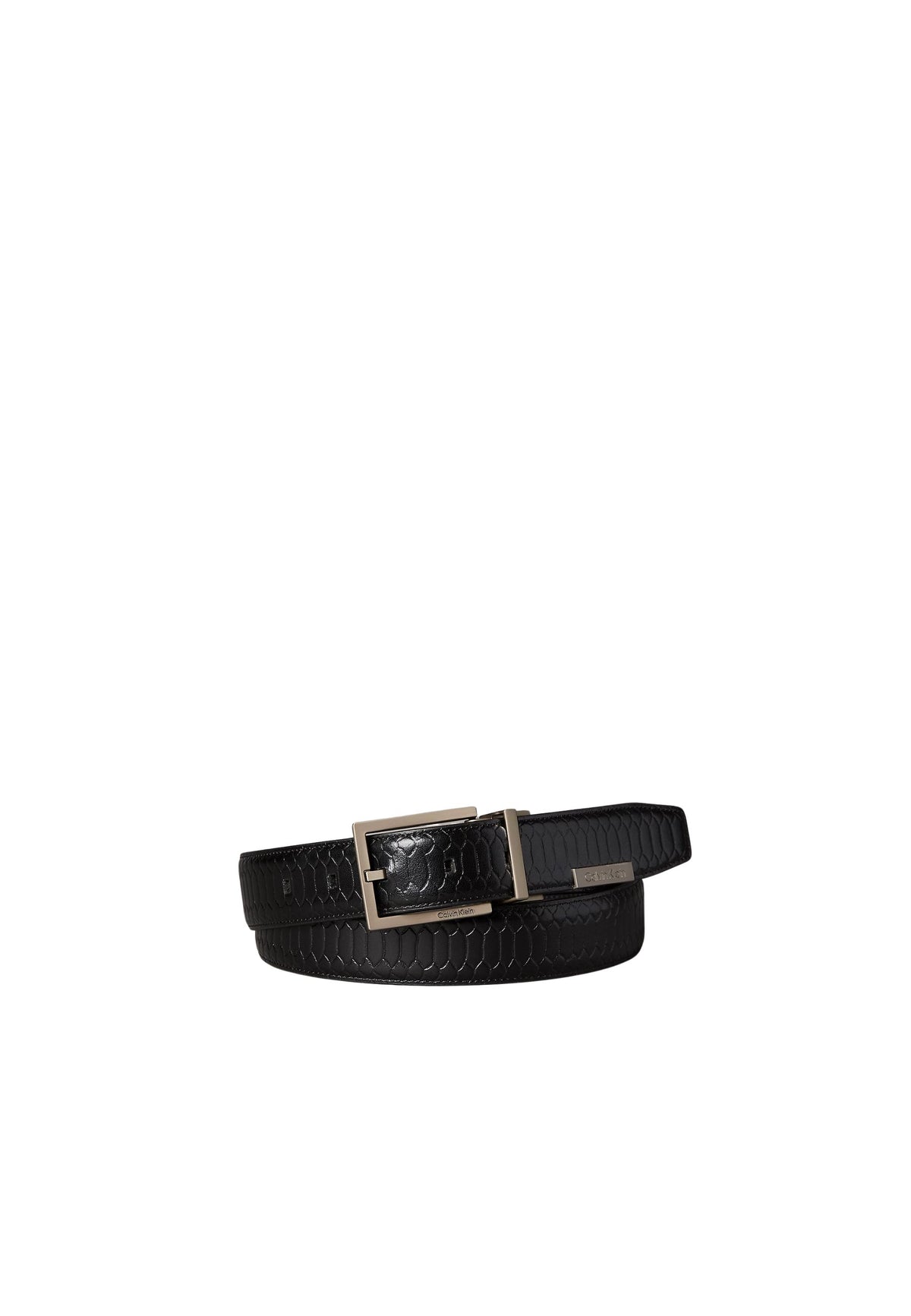 SQUARE BUCKLE SNAKE 32MM - NERO