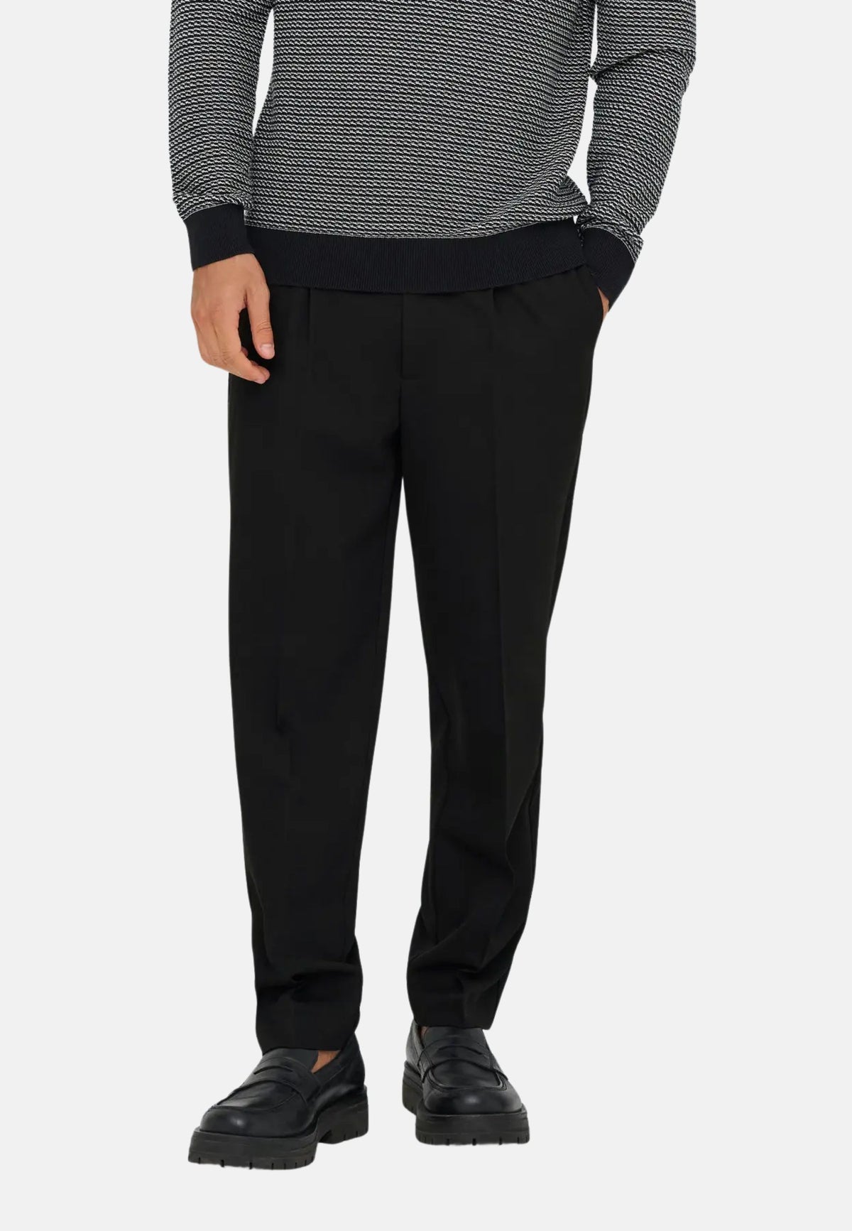 ONSMIRO TAILORED TAP 0346 PANT FRML NOC - Nero