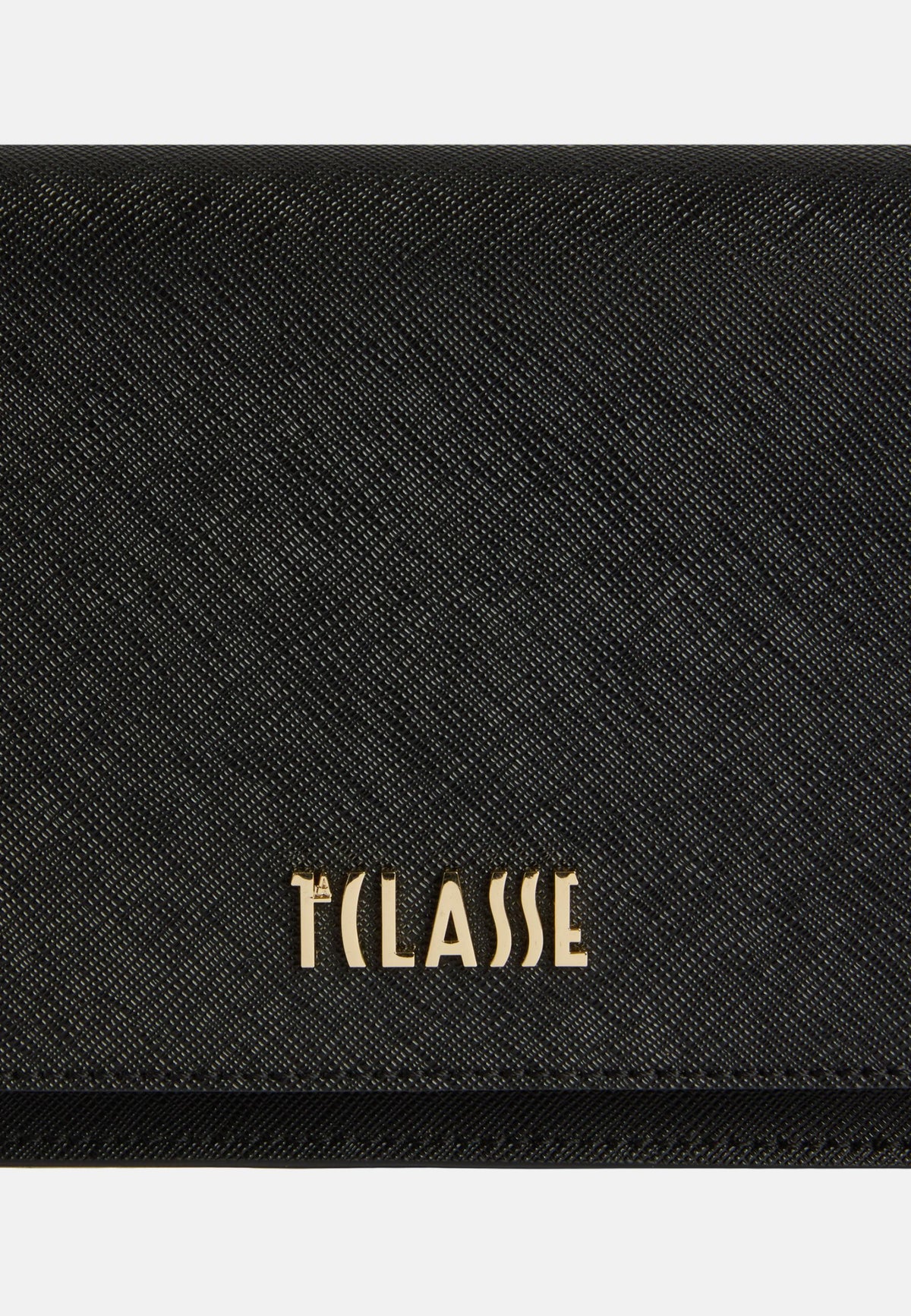 POCHETTE PATTA E TRACOLLA - BLACK